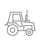 Icona stilizzata di un trattore